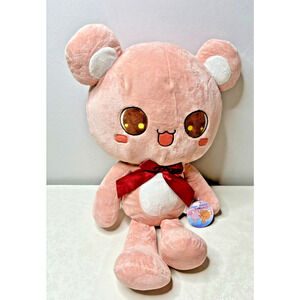 Soft Kawaii Japanese Bear Pink Exclusive Jumbo 24" Round 1 Plush